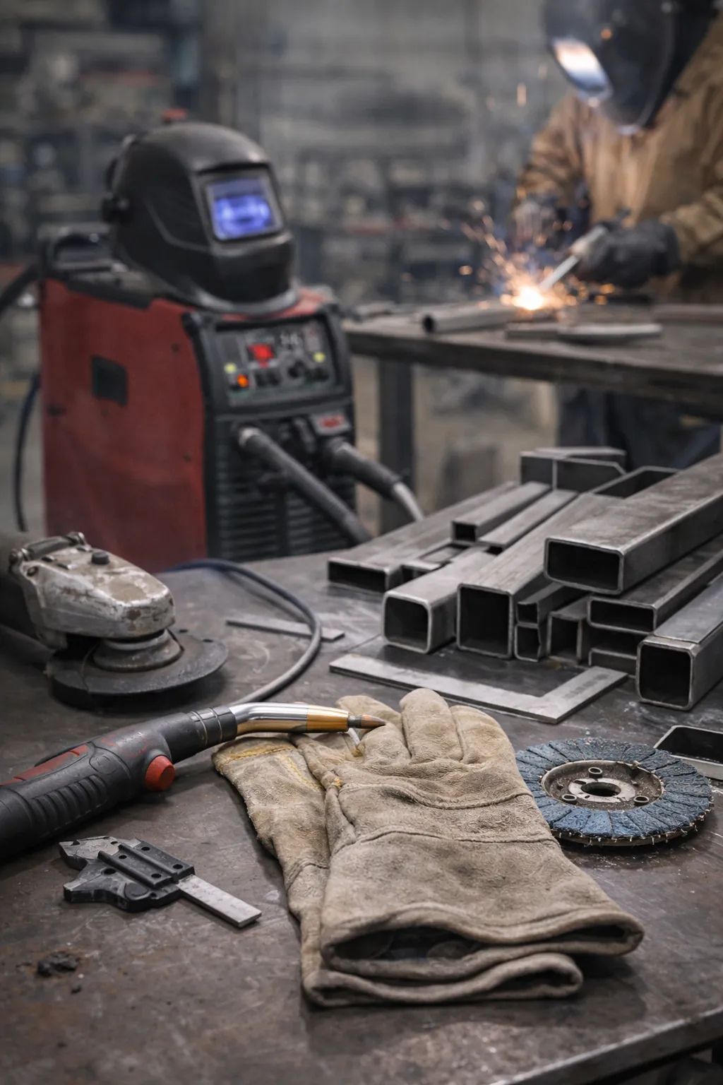 GM Engineering steel fabrication experts at Hansalpur workshop